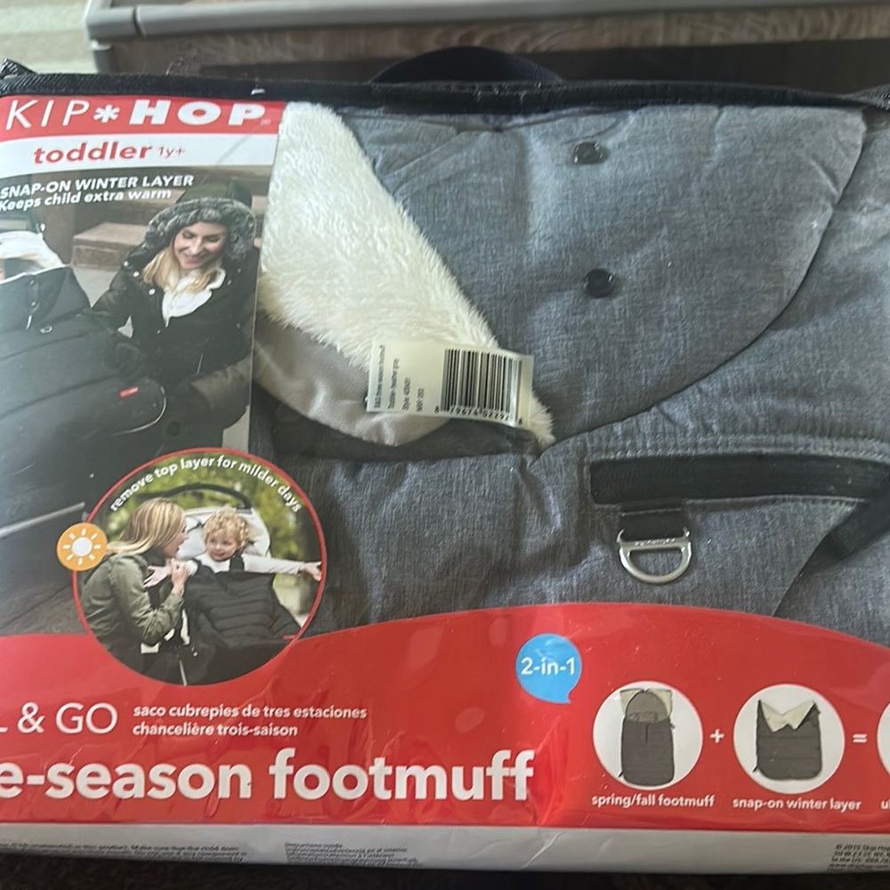 Skip Hop Gray Three-Season Footmuff